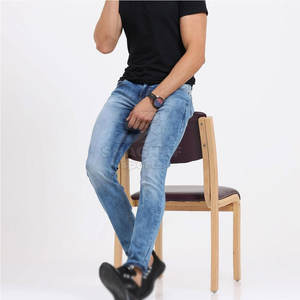 กางเกงยีนส์ผู้ชายสั่งทำพิเศษ ขายดี ราคาส่ง คุณภาพดีเยี่ยม กางเกงผู้ชายแบบฟอก - Product Image 5