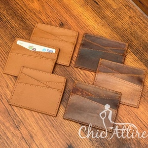 Porte-cartes de crédit avec porte-monnaie Design personnalisé Portefeuille de cartes de visite de luxe pour hommes Porte-cartes à clip pour femmes Porte-monnaie mince - Product Image 1