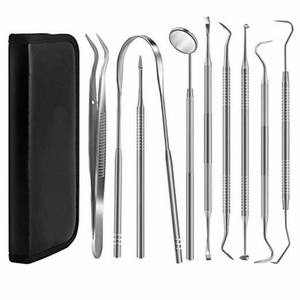 Dental Tooth Cleaning <b>Kit</b> Dentist Scraper Pick Tool Calculus <b>Plaque</b> Flos <b>Remover</b>, German Steel Instruments, By Zarnab Surgical - Product Image 1