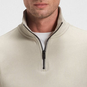 Sudadera para Hombre con Logotipo Personalizado, Diseño de Manga Larga, Cuello Alto, Material de Algodón Terry, Corte Holgado, 2026 - Product Image 2