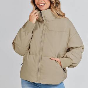 Vêtements d'hiver pour femmes Doudoune d'extérieur Slim Fit Street Wear Quilted Padded Coat puffer Jacket - Product Image 4