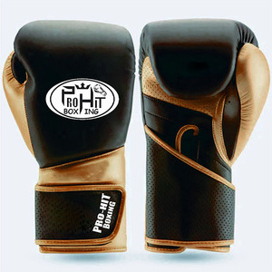 Vêtements d'entraînement professionnels Gants de boxe Fabricant en cuir véritable Gants de boxe gagnants bleus sur mesure - Product Image 4