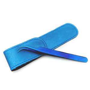 Pinzas de Acero Inoxidable de Color Personalizado al por Mayor, Pinzas Antiestáticas Duraderas de Precisión, Logotipo Personalizado, Pinzas para Pestañas de Alta Calidad - Product Image 2