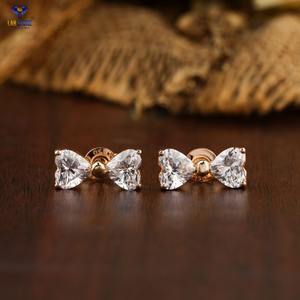 ชุดเพชรผู้หญิงหัวใจ5.16 TDW 18K ได้รับการรับรองกุหลาบทอง/ได้รับการรับรองเพชร CVD Diamond หินในห้องทดลอง | jewelrs - Product Image 5