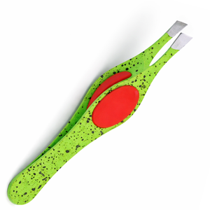 MANAN INSTRUMENTS Pinzas Profesionales Ergonómicas para Cejas de Acero Inoxidable con Punta Inclinada, Herramienta de Precisión para Depilación de Cejas - Product Image 1