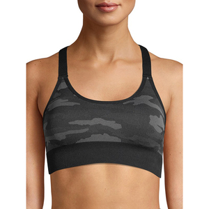 Sujetador deportivo personalizado gimnasio mujeres Top Crop Tube Yoga Tops gimnasio entrenamiento deportes sujetadores sin costuras Scrunch entrenamiento - Product Image 1