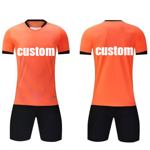 Maillots de sport en tricot vierges, impression personnalisée de logo, prix de gros, maillots de football, ensembles de maillots de football, 100% polyester - Product Image 4