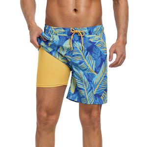 Short personnalisé pour hommes avec poches Maillot de bain d'extérieur Running Casual Imprimé Stretch Respirant Bermuda léger pour hommes - Product Image 5