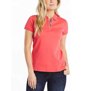 Camisetas Polo Clásicas para Mujer, al por Mayor, al Mejor Precio, Lisas, de Color Sólido, con Logotipo Personalizado - Product Image 1