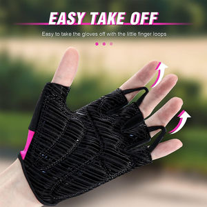 Gants de cyclisme demi-doigt d'été de haute qualité respirant coupe-vent pour l'entraînement d'haltérophilie de compétition-Vente en gros - Product Image 3