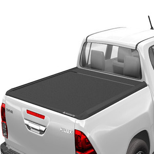 Couverture de benne rigide ; Noir / Couverture de benne rétractable pour pick-up, compatible avec Toyota Hilux Revo 2015-2025 - Product Image 5
