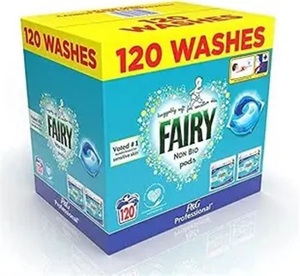 Cápsulas de detergente Fairy Non Bio para Piel Sensible - (100 Lavados, 2 x 50) - Product Image 3