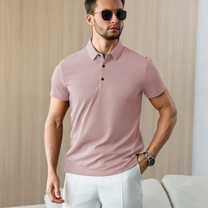 Directo de fábrica, personalizado, para hombre, para camiseta Polo, alta calidad, transpirable, 100% algodón, de talla grande, patrón sólido, diseño liso personalizado - Product Image 3