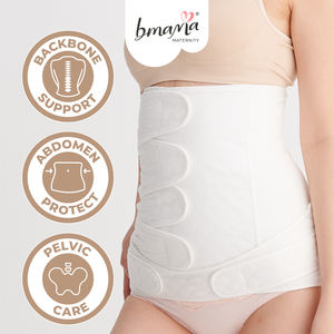 Vente en gros Soutien post-partum Ventre Shapewear 100% Coton Maternité Ventre Serrage Ceinture Tissé Méthode Utilisation Grossesse - Product Image 2