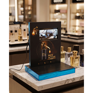 แท่นโชว์อะคริลิค Artful Cosmos พร้อมเครื่องเล่นสื่อ LCD ขนาดสั่งทำพิเศษสำหรับการส่งเสริมการขายปลีก - Product Image 6