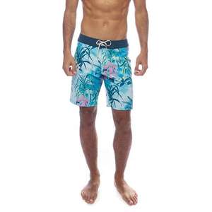 Pantalones cortos de golf transpirables de secado rápido de cintura media personalizados para hombre con diseño de patrón sólido para deportes al aire libre de verano, tela de malla hecha - Product Image 1