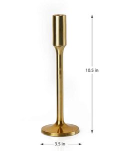 Portavelas de latón y Metal de diseño único, candelabro redondo, candelabros para mesa, comedor, decoración del hogar - Product Image 4