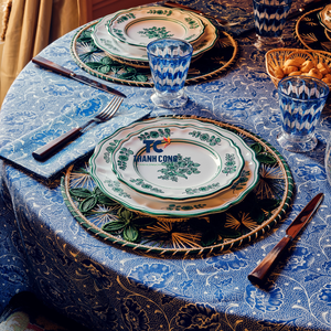 TENDANCE Napperon tissé fait à la main bordeaux et pièce de décoration classique mais moderne naturelle adaptée aux repas formels et décontractés - Product Image 3