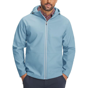 เสื้อแจ็คเก็ตบอมเบอร์ผ้าแคนวาสเคลือบกันลมคุณภาพสูงสำหรับผู้ชาย ระบายอากาศได้ดี ออกแบบเองได้ อุ่นสบาย สไตล์ลำลอง มีฮู้ด เหมาะสำหรับฤดูหนาว สไตล์ไฮสตรีท - Product Image 4