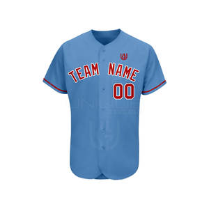 Diseño personalizado Hombres Jersey de béisbol en blanco Venta al por mayor Camisetas de béisbol Jersey de béisbol de secado rápido - Product Image 2