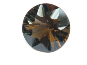 อัญมณีควอทซ์สโมคกี้ทรงเว้าตัดเป็นทรงกลมหลวมมีค่าเทียบขนาดสำหรับทำเครื่องประดับ - Product Image 2