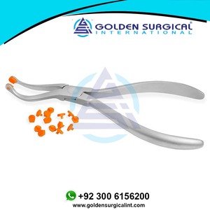 Alicates de extracción de corona dental con almohadillas | Laboratorio de Odontología de dentadura endodóntica de ortodoncia dental, set, quirúrgico, instrumentos - Product Image 2