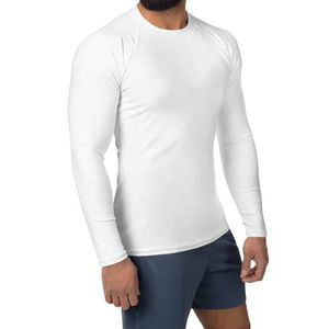 High Quality Custom Men's Long Sleeve Breathable Rash Guard Quick Dry Eco-Friendly Custom Colors & Logo OEM Service - Product Image 4