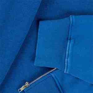 <b>Men</b> Casual Solid Color Hooded Zipper Cotton Plain Blank <b>Grey</b> Hoodies With Pockets - Product Image 5