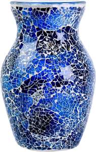 <b>Mosaic</b> Glass <b>Vase</b> Modern Handmade Eco-Friendly Tabletop Flower <b>Vase</b> for Bedroom Living Room Kitchen Office Diwali Wedding Gift - Product Image 4