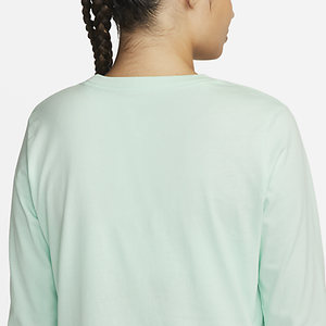 2024 vente en gros de haute qualité personnalisé 100% coton peigné Jersey coupe ajustée à manches longues plaine personnalisé T-shirt pour les femmes - Product Image 4