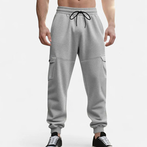 Pantalon de survêtement ample et décontracté pour hommes, léger, à la mode, pantalon de jogging Slimfit populaire, hiver, respirant, écologique, toutes saisons - Product Image 1