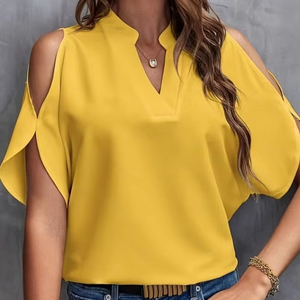 Euro-Chic Pintura al óleo Imprimir Cordón Slim-Fit Camiseta de manga larga-Top Indie versátil sexy para mujer - Product Image 1