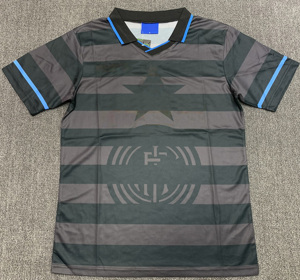 Camiseta de fútbol unisex al por mayor personalizada 100% poliéster sublimación impresa servicio OEM corte automatizado - Product Image 3