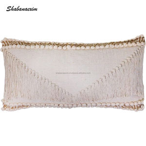 Funda de Cojín Étnica Bohemia al por Mayor, Funda de Almohada Moderna de Algodón con Cremallera, Tejida a Mano, Decoración para el Hogar, Tela para Bodas - Product Image 4