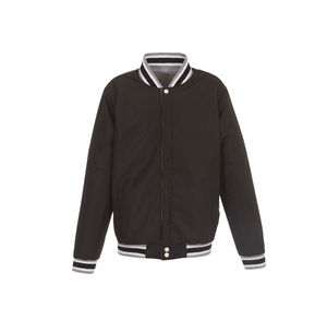 Customised Fashion Stand Collar Men's Varsity Jacket Loose Casual Polyester Regular OEM Service - Product Image 6