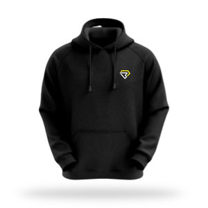 Haute qualité en gros poids lourd sweat à capuche vierge broderie personnalisée Logo noir sweat à capuche surdimensionné hommes 2024 - Product Image 6