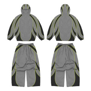 Conjuntos de Ropa Deportiva de Invierno con Capucha y Estampado Digital Personalizado, Estilo Acid Wash, para Marcas de Ropa con Diseño Gráfico Personalizado - Product Image 2