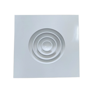 EZONG HVAC 천장 장착 알루미늄 에어 디퓨저 FS 595*595mm NS150/200/250/300/350 사각 천장 소용돌이 디퓨저 - Product Image 1