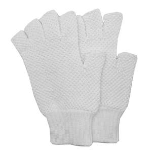 Guante sin dedos de algodón 100% con doble puño y puntada oculta, para equitación, caza y exhibiciones. - Product Image 2
