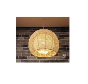 Lámpara de Techo Colgante LED Hecha a Mano de Hierro y Ratán para Dormitorio, Pantalla de Cesta Tejida - ¡Gran Oferta! - Product Image 3