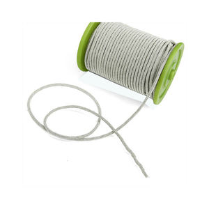 Cordon tressé en macramé argenté et doré, revêtement en zari, haute ténacité, 8 brins, tailles personnalisables pour textiles de maison, sacs, vêtements, chaussures - Product Image 4