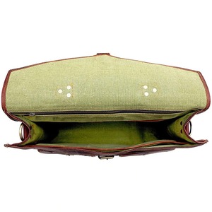 Dual Pocket High Quality Genuine <b>Leather</b> Briefcase <b>Bag</b> Handmade Cross Body Style for <b>Men</b> Casual Luxury Custom Logo OEM Accepted - Product Image 6