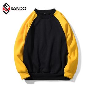 OEM Logo personnalisé Sweatshirts à capuche d'hiver en coton et polyester épais pour hommes, sweatshirts à col rond, polaire unisexe épaisse et unie pour tous - Product Image 5