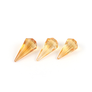 Taille libre Orange Citrine pierre précieuse en vrac forme de goutte lisse naturelle pour boucles d'oreilles bijoux calibrés pour un artisanat facile - Product Image 1