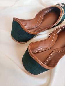 Hussa jutti mojari punjabi รองเท้าสตรีชนเผ่าอินเดียผลิตตามสั่ง - Product Image 5