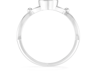 Bague en argent sterling 925 de haute qualité avec grenat naturel, forme ovale, sertie en bélière, pour mariage, fête, classique, tendance, unisexe - Product Image 4