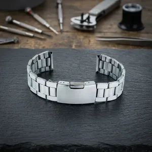 Luxury Unisex GD-PD3 Stainless Steel Smartwatch Band Stainless Steel Buckle Soft Adjustable <b>Watch</b> Strap <b>Watch</b> Bands <b>Watch</b> Part - Product Image 3