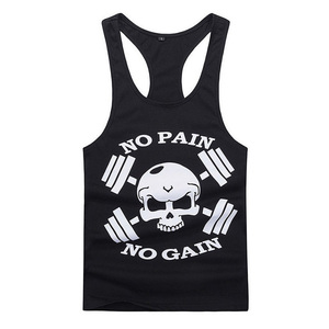 Camiseta sin Mangas de Alta Calidad para Gimnasio, Chaleco Informal de Verano para Hombre, Ropa Deportiva, Material Ligero, Cuello Redondo - Product Image 1