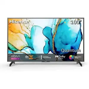 NEW HISENSE 100U8GQ 4K UHD QLEDスマートテレビ100インチブラック