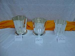 แจกันดอกไม้งานแต่งงานสีทองตกแต่งบ้านกลางสวนสำหรับงานแต่งงานและกิจกรรม - Product Image 2